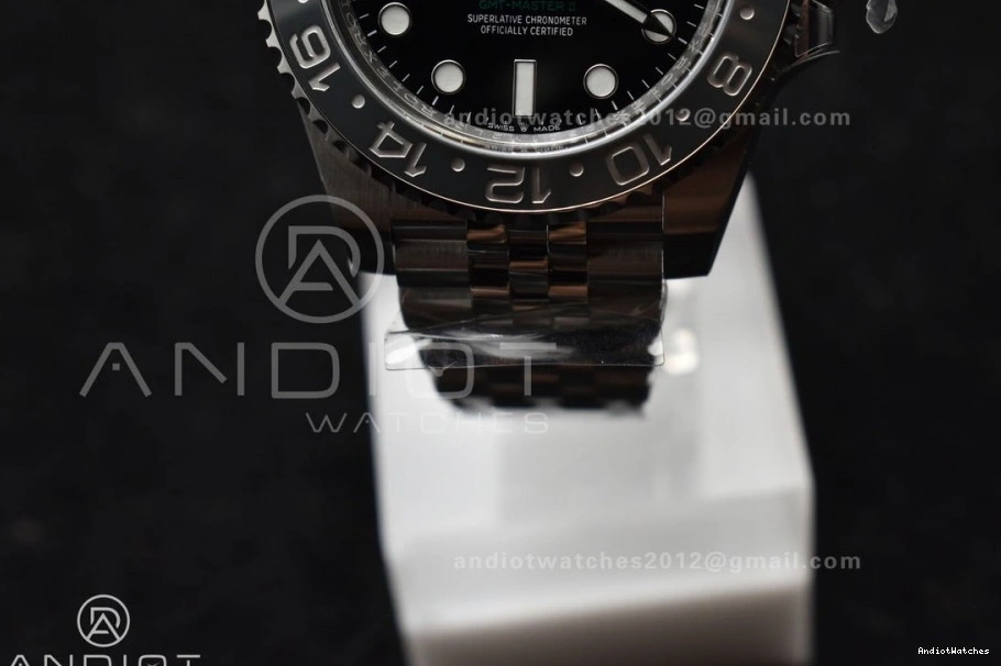 GMT-Master II Jubilee Black Steel Gray GRNR Strap 904L Ceramic Clean 1:1 on Best 126710 DD 878 Edition SoftTouch 0208